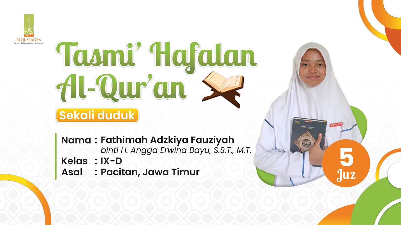 Tasmi' Hafalan Al-Qur'an 5 Juz Sekali Duduk