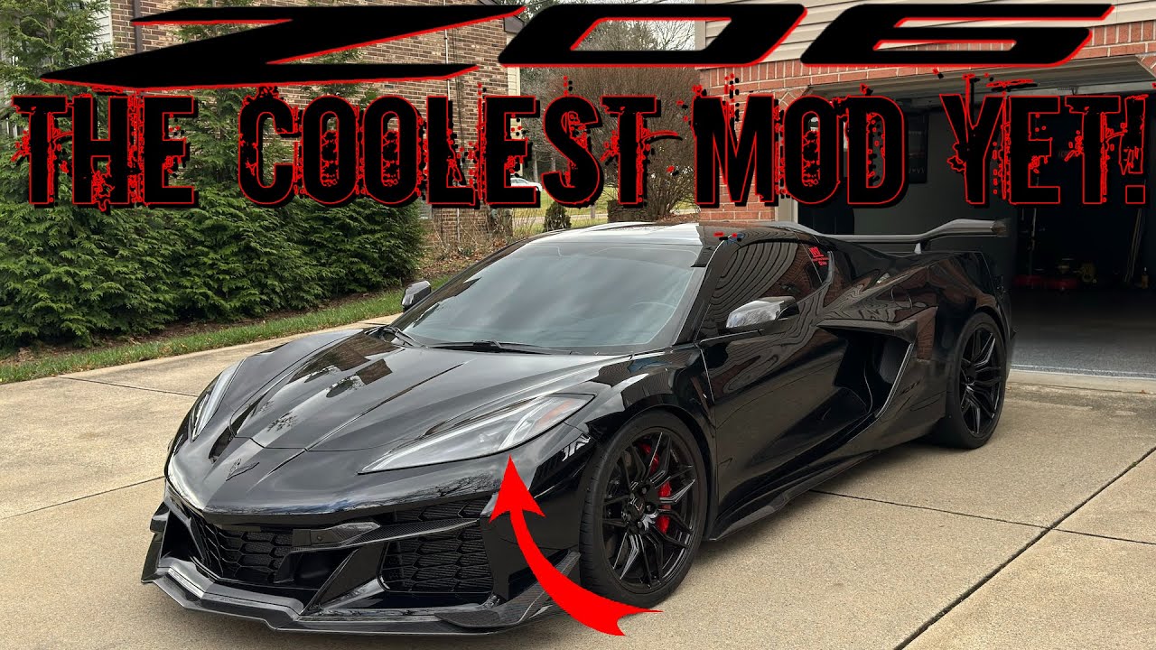 The Ultimate Daytime Running Light Mod for the C8 Corvette! RED DRLs!