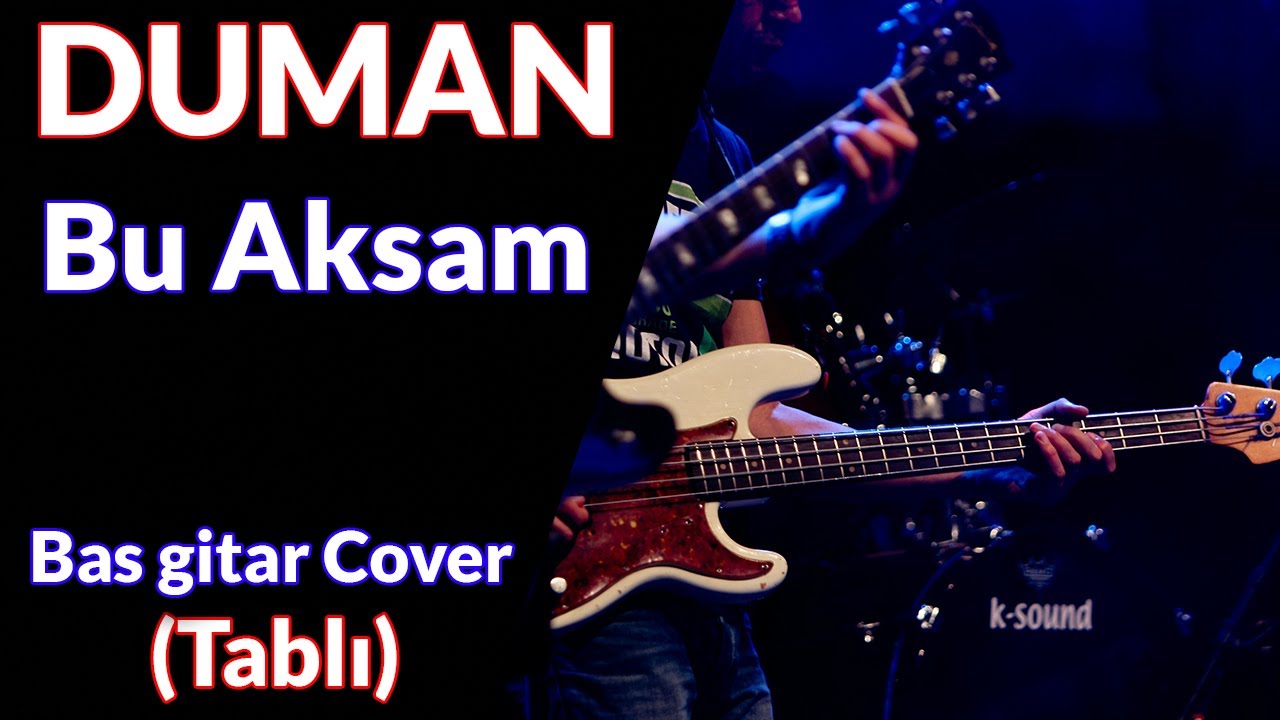 Duman - Bu Akşam 🎸 (Bas gitar ders + Tablı) #duman #buakşam