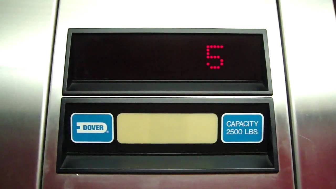 Dover Hydraulic elevator #2 @ Market Garage Roanoke VA July 2009