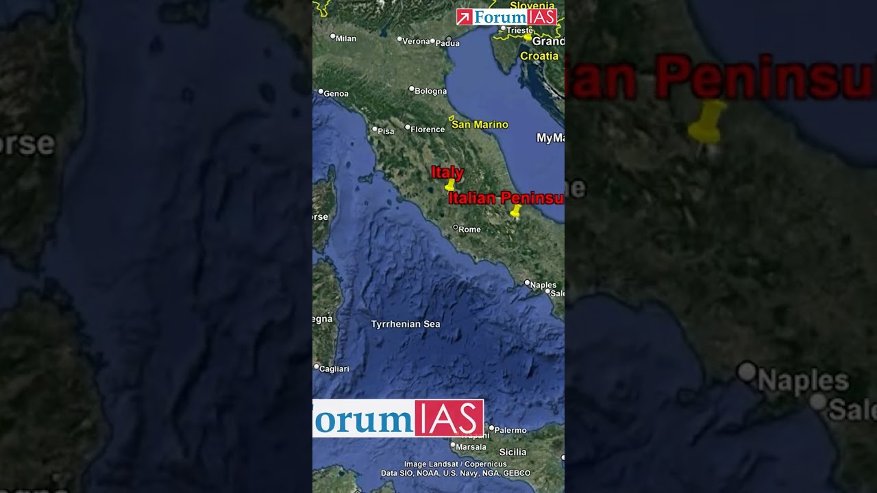 Adriatic Sea  | Map Simplified | Forum IAS #shorts