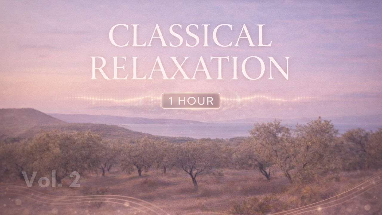 1 Hour Contemporary Classical Music Vol. 2 | Calm Mediterranean Evening Ambience (4K)