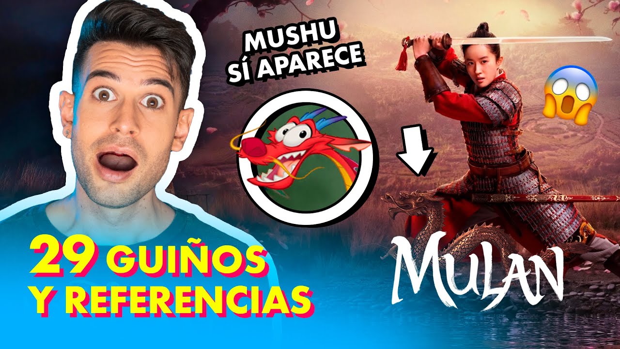 ENCONTRÉ a MUSHU en MULAN 2020 🐉㊙️ Guiños + Easter Eggs