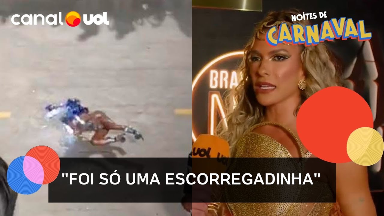 Lore Improta cai em desfile e desabafa: 'Foi só uma escorregadinha e alguns arranhões'
