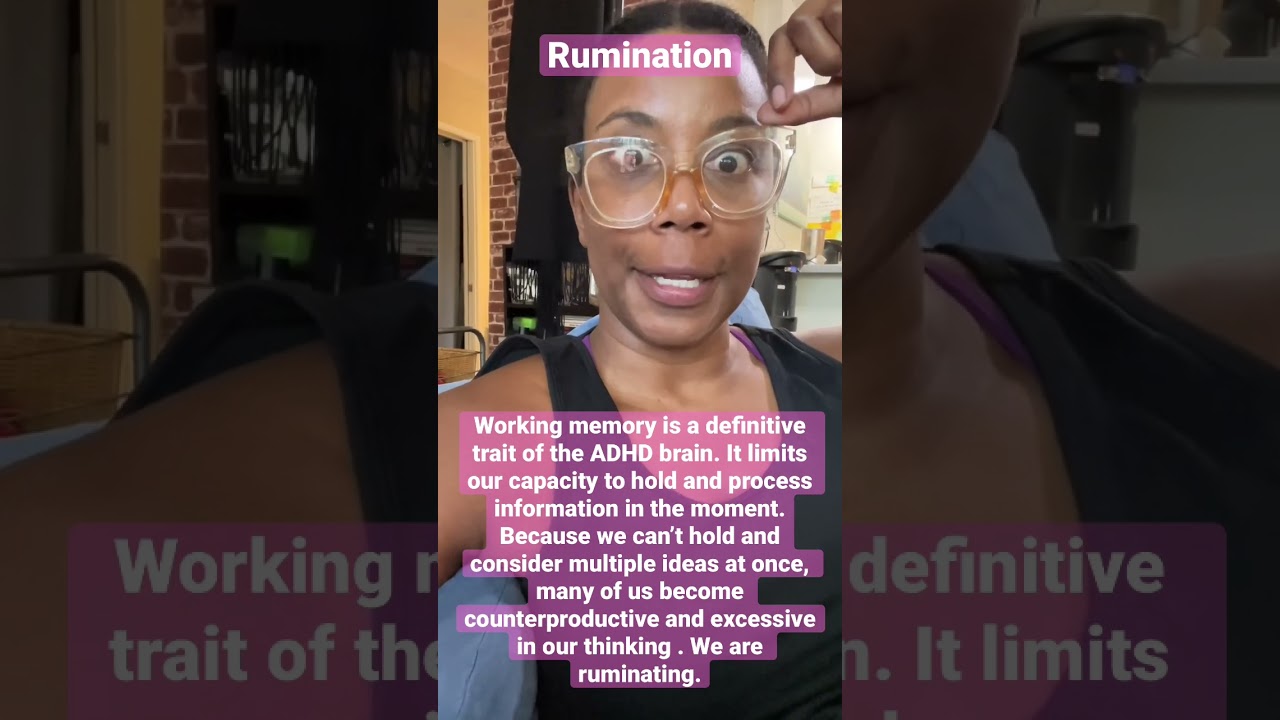 Do you RUMINATE over the realities of life with ADHD? #rumination #adhd #obsessivethoughts