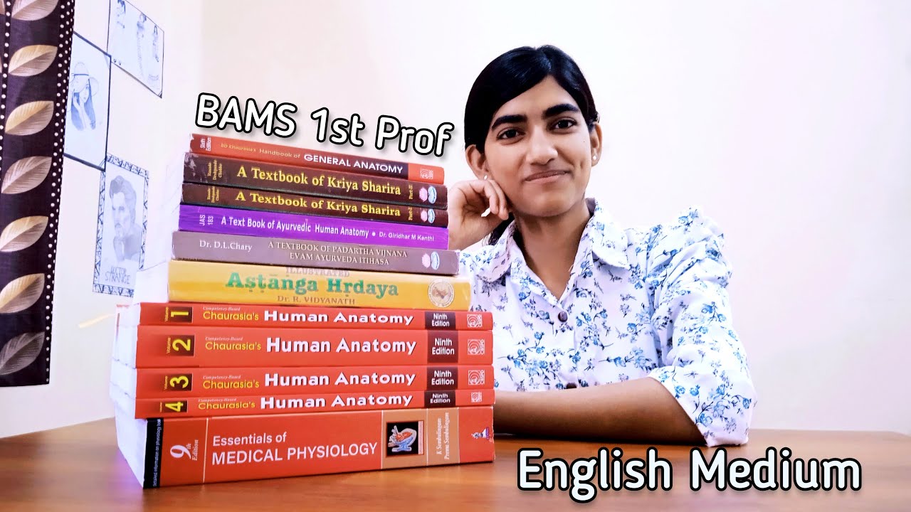 BAMS 1st Prof Books | what to read in BAMS 1st Prof |English Medium Books