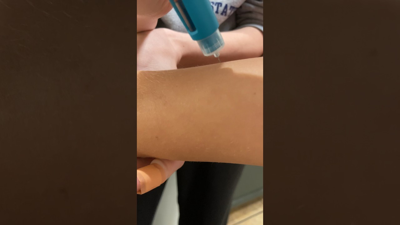 Micah gets his growth hormone shot!! #shot #shorts #hormone