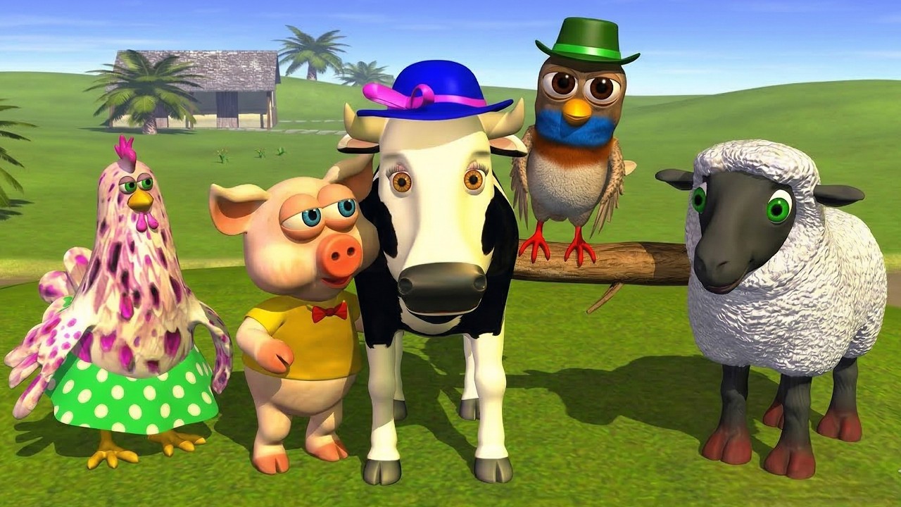 Granja 3 A Fazenda que Canta Canção Infantil e Mais Vídeo Educativo Por El Reino