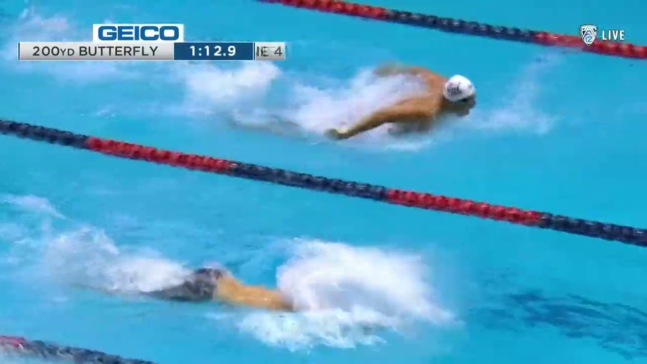 Cal’s Gabriel Jett claims 200 butterfly title after thrilling finish