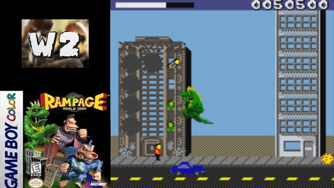 Rampage World Tour [Game Boy Color] Gameplay