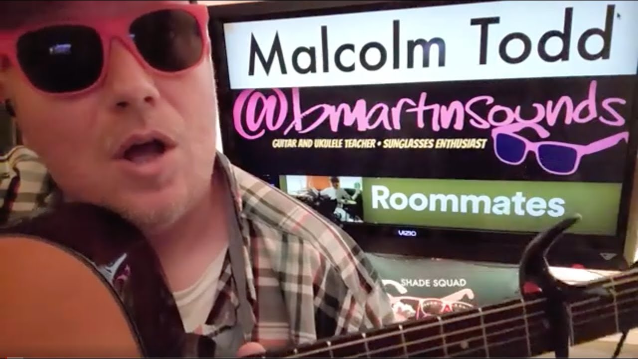 Roommates - Malcolm Todd Guitar Tutorial (Beginner Lesson!)