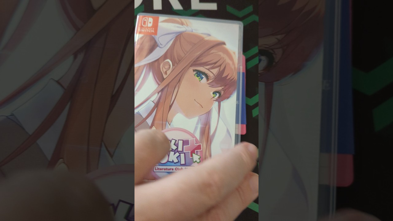 Doki Doki Literature Club unboxing the Goodies Inside the Switch game