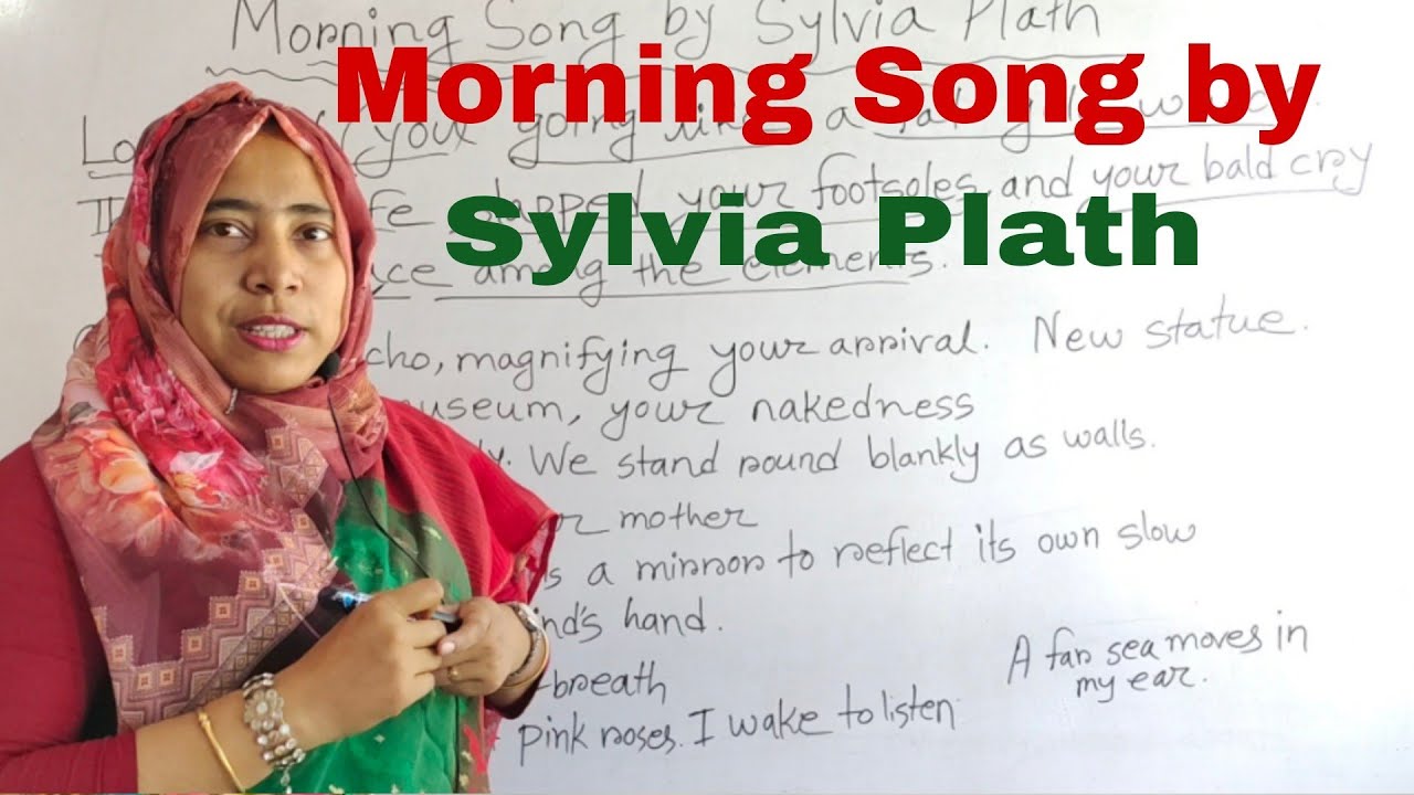 Morning Song by Sylvia Plath summary analysis | Morning Song by Sylvia Plath line by line explan