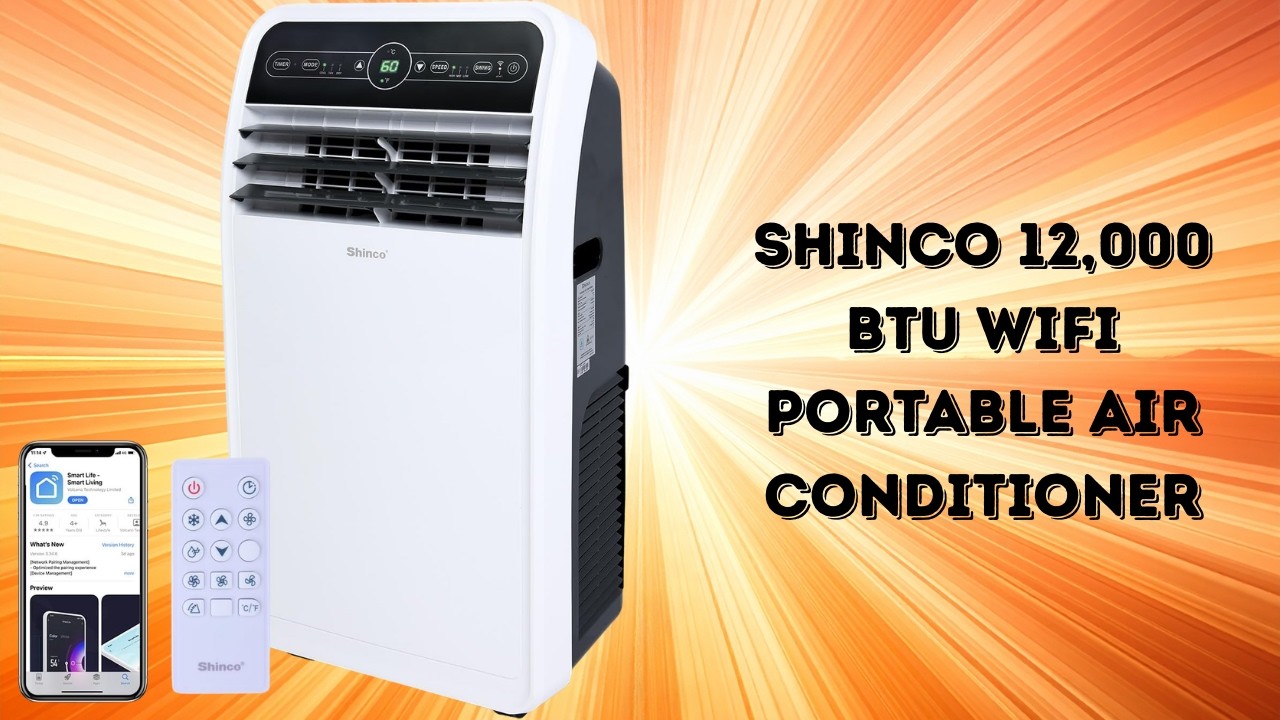 Best Portable AC for Small Rooms and Apartments | Shinco Portable Air Conditioner worth it
