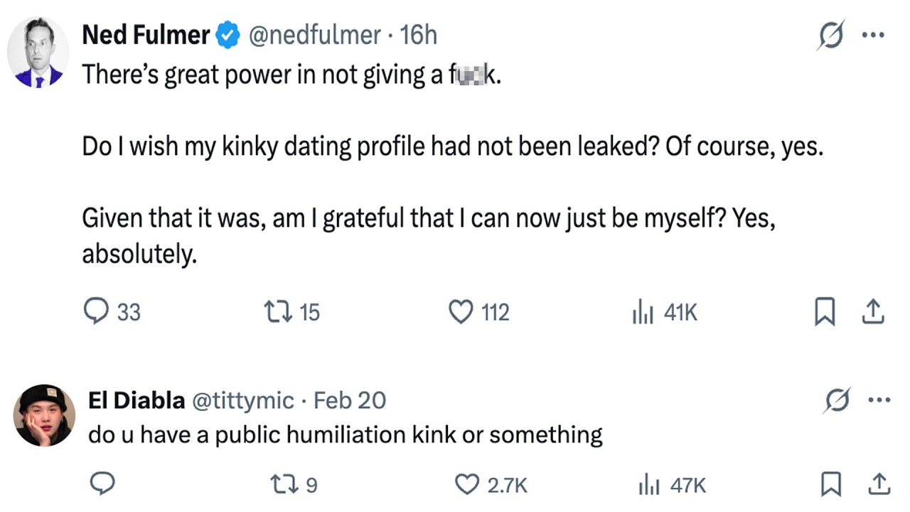 NED FULMER STOP BEING WEIRD