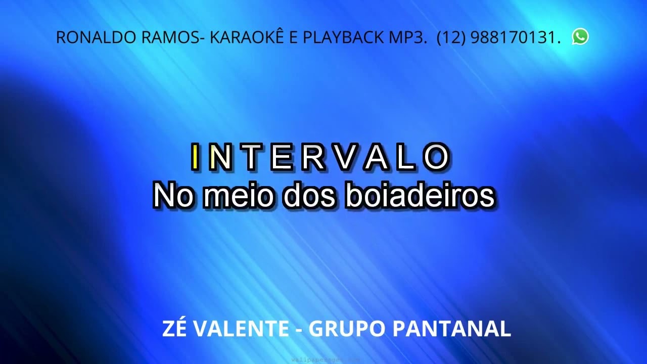 KARAOK&Ecirc;-  GRUPO PANTANAL - Z&Eacute; VALENTE.  ENCOMENDA PAGA ,LIBERADO ,PARA BAIXAR.