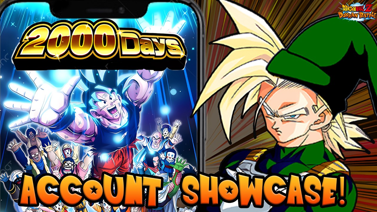 2000 дней в Dokkan Battle! 500 максимальных юнитов Link! Как выглядит мой аккаунт СЕЙЧАС! [Dokkan...