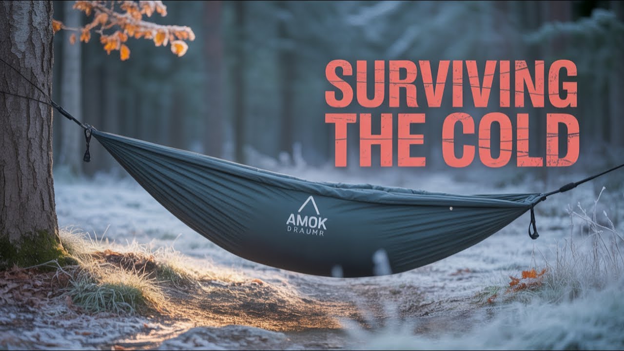 ❄️ Freezing Solo Overnight in the Amok Draumr Hammock ❄️