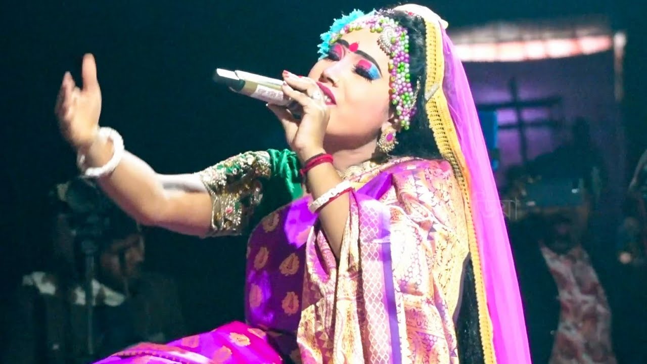 প্রথমে চাইল দিলো গো পাশা লুকাই হেরে গেলো | যাত্রা নায়িকা শারমিন |Behula Lokkhindor Jatra |Jatra Pala