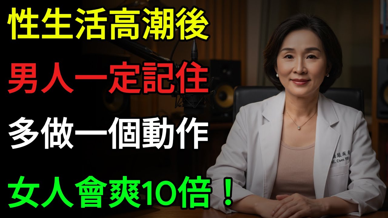 高潮之後別倒頭就睡！男人多做一個「小動作」，女人會感覺爽10倍。