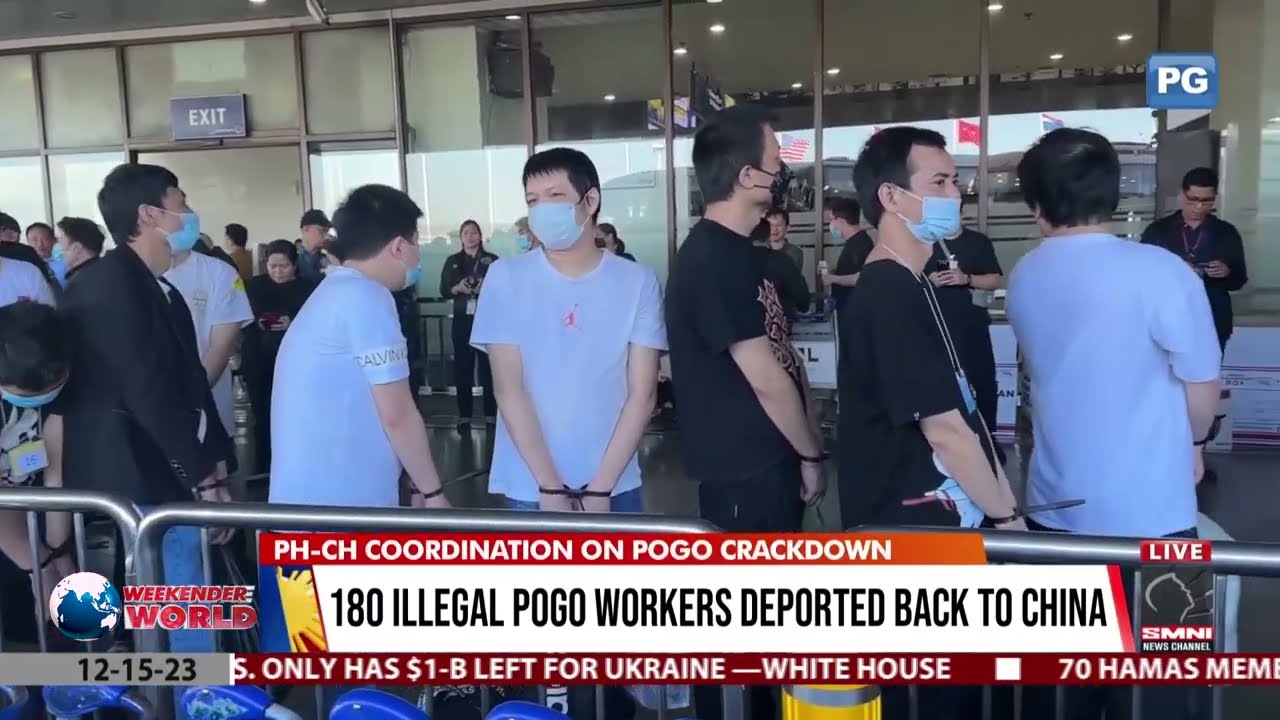 180 illegal POGO workers deported back to China