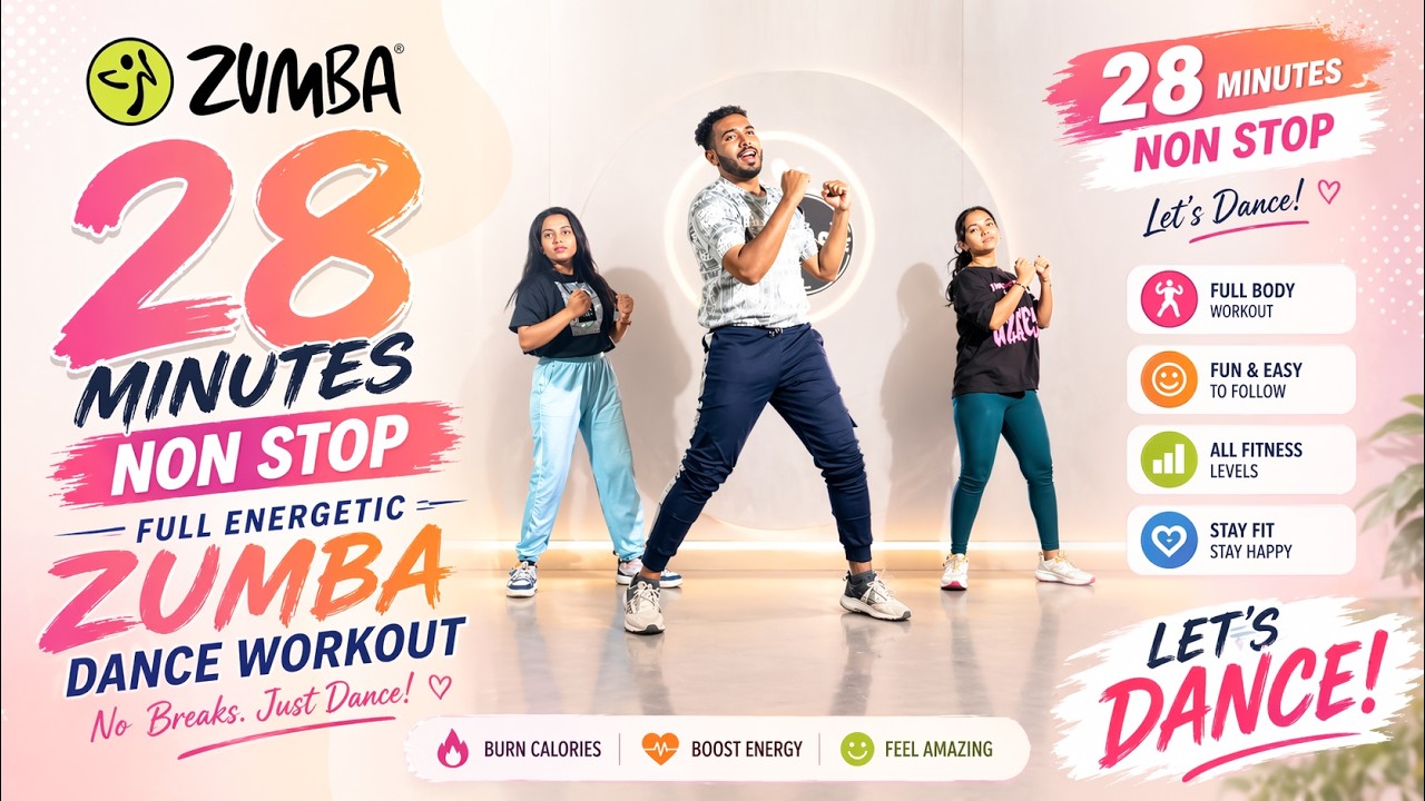 28 Minutes Bollywood Zumba Dance Workout | Aerobics + Cardio  | Lose Weight FAST | Step-N-Rise