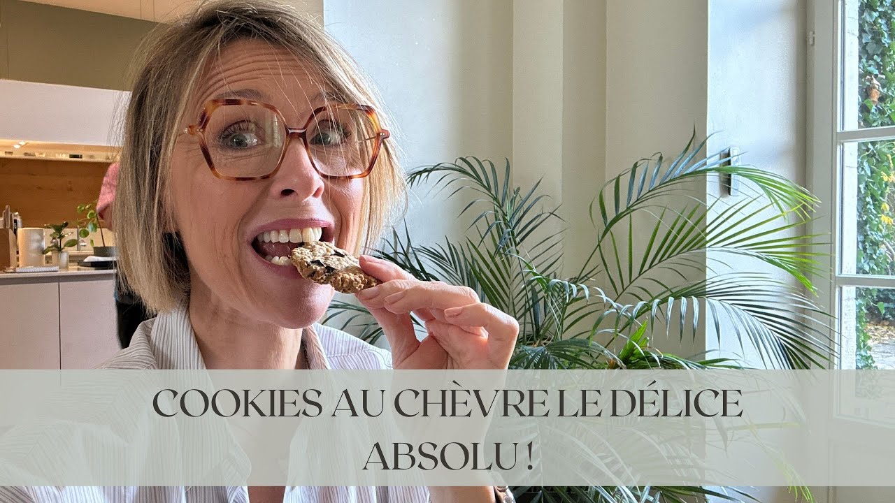 COOKIES AU CHÈVRE, LE DÉLICE ABSOLU !