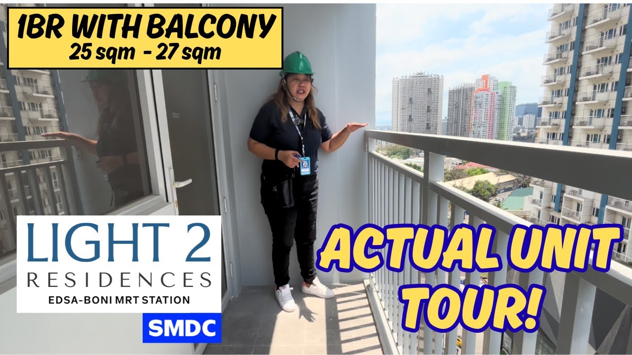 Actual Unit TOUR 1 BR with Balcony in LIGHT 2 Residences | SMDC Mandaluyong 20% Overall Discount!
