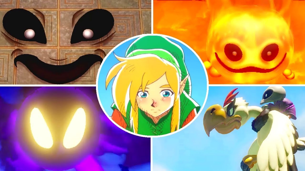 The Legend of Zelda: Link's Awakening - All Bosses (Switch)