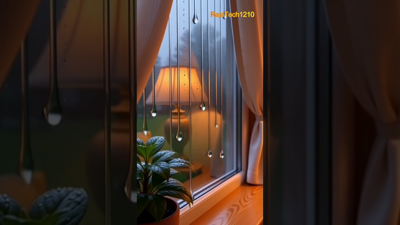 Relaxing Indoor Rain ASMR – Hyper Realistic 8K Rain Sounds & Gentle Whispers for Sleep & Relaxation