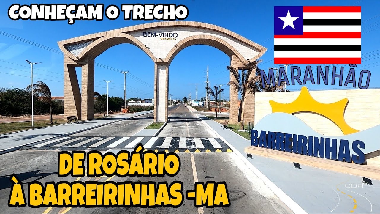 A estrada até BARREIRINHAS - MA.