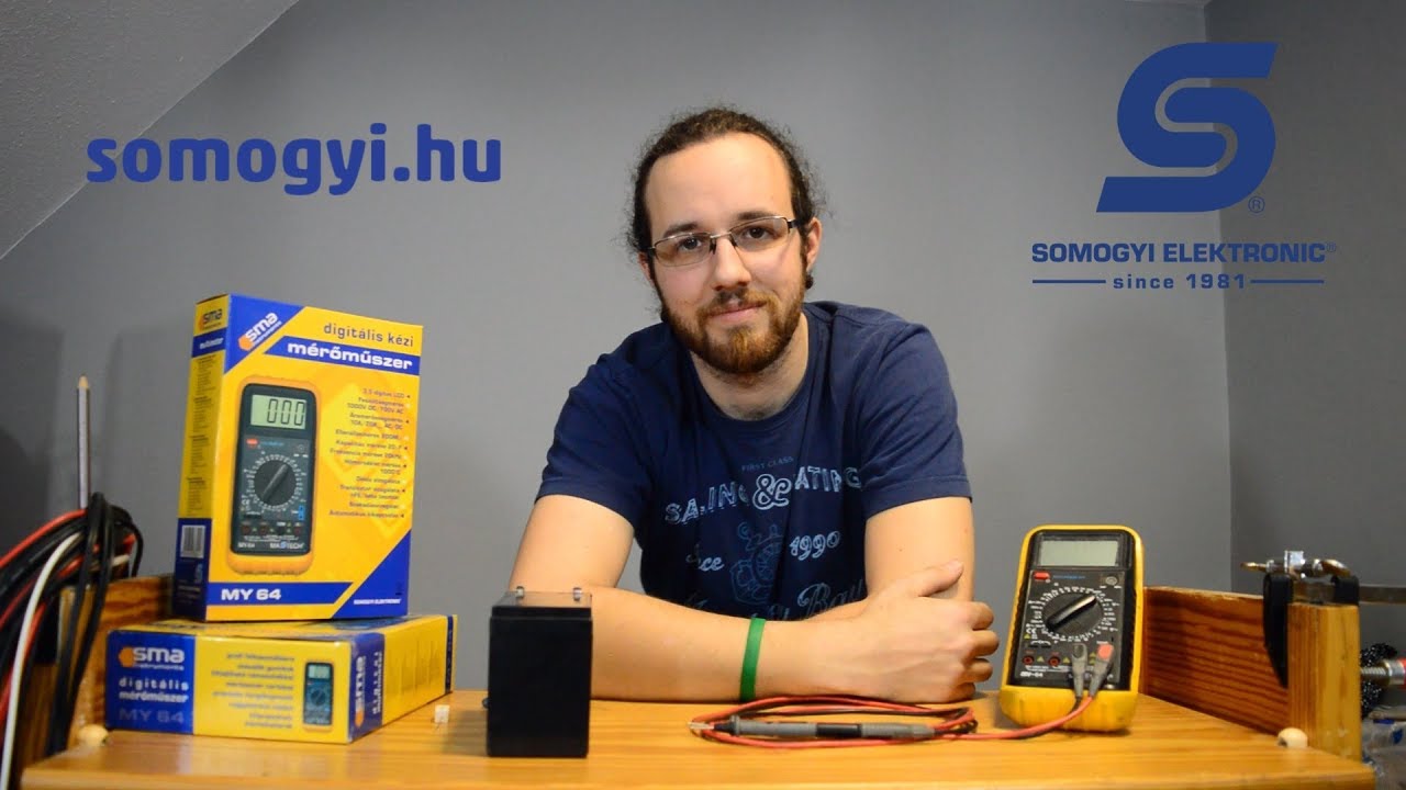 Multiméter használat alapok + Somogyi.hu Nyereményjáték MY-64
