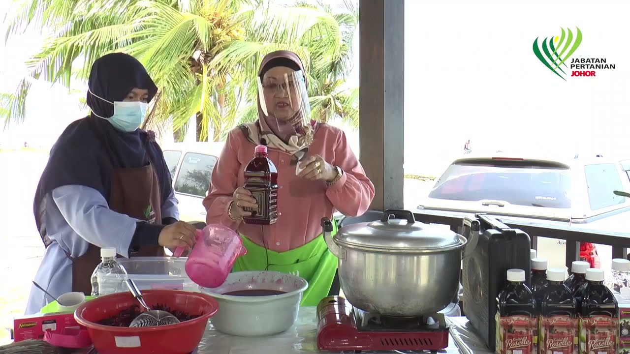 Pembuatan Kordial Roselle & Halwa Roselle