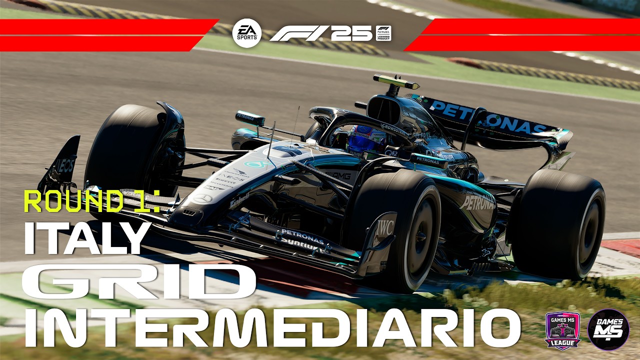 F1 2025 AO VIVO GP DE MONZA | GMSL 9° T GRID INTERMEDIARIO ETAPA ESTREIA | NAR: QUEIROZ