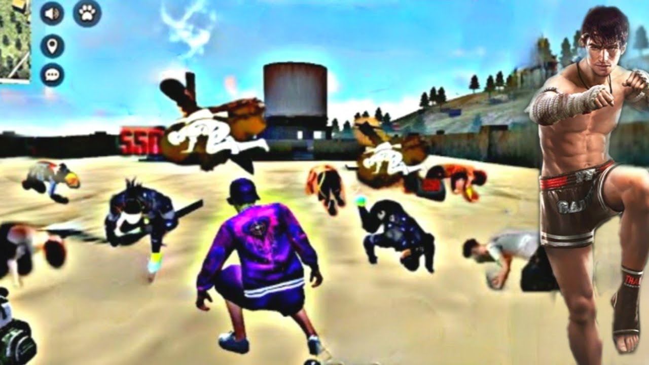 ONLY FIST FIGHT HEADSHOT OVER😲 POWER GAMEPLAY GARENA FREE FIRE 😳