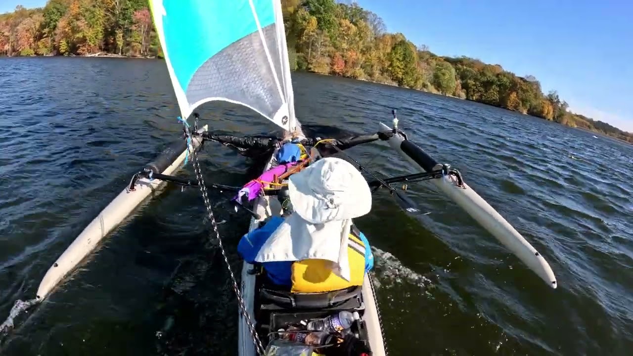 Fast Sailing - Marsh Creek State Park - Fall Leaves & KAP