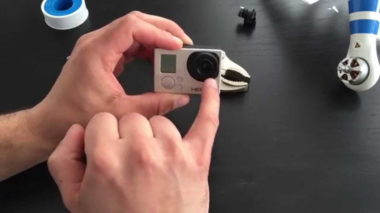 EASY GoPro Hero 4/3+ Lens Change - 5.4mm 10MP Non-Distortion Lens Install