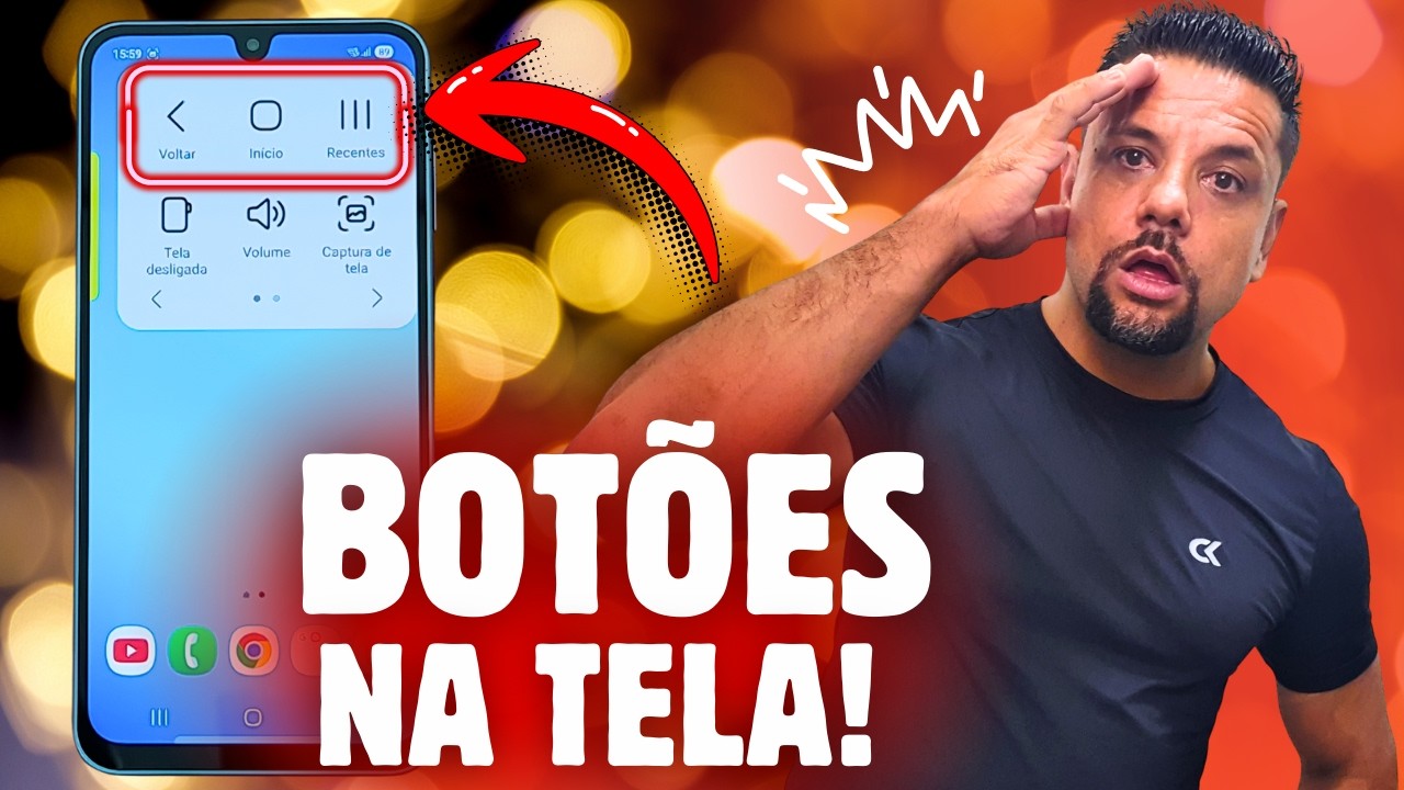 [PASSO A PASSO] Como colocar os Botões de Voltar, Recentes e Home na Tela do Samsung Galaxy A17