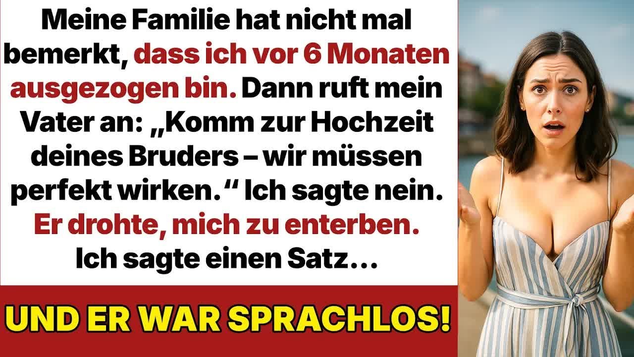 Meine Familie bemerkte nicht, dass ich weg bin – und jetzt soll ich zur Hochzeit kommen!