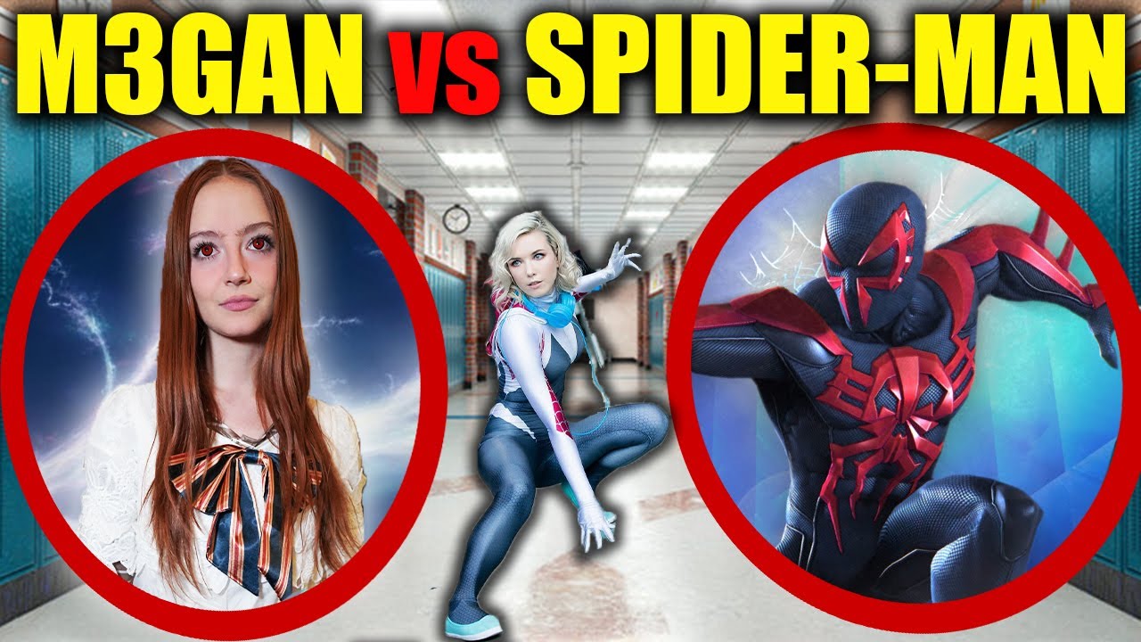 M3GAN vs SPIDER-MAN 2099 & Gwen! (They took my daughter) 🕸️