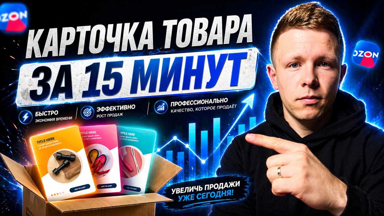 Как СОЗДАТЬ КАРТОЧКУ ТОВАРА на Ozon ПРАВИЛЬНО!