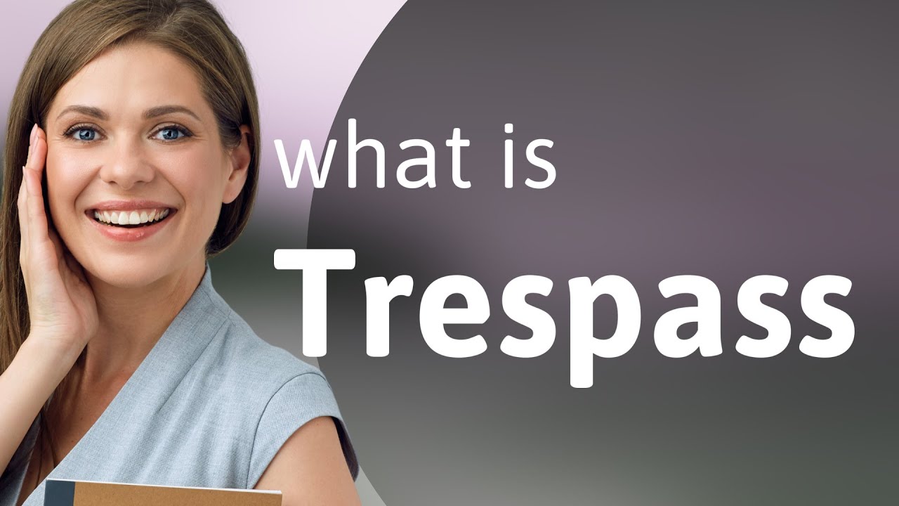 Trespass | what is TRESPASS definition