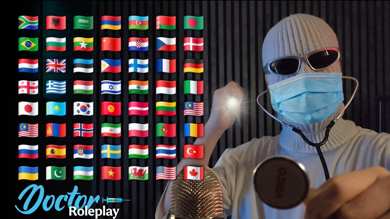 ASMR | Doctor Roleplay in 54 Different Languages 🩺 (3HR)