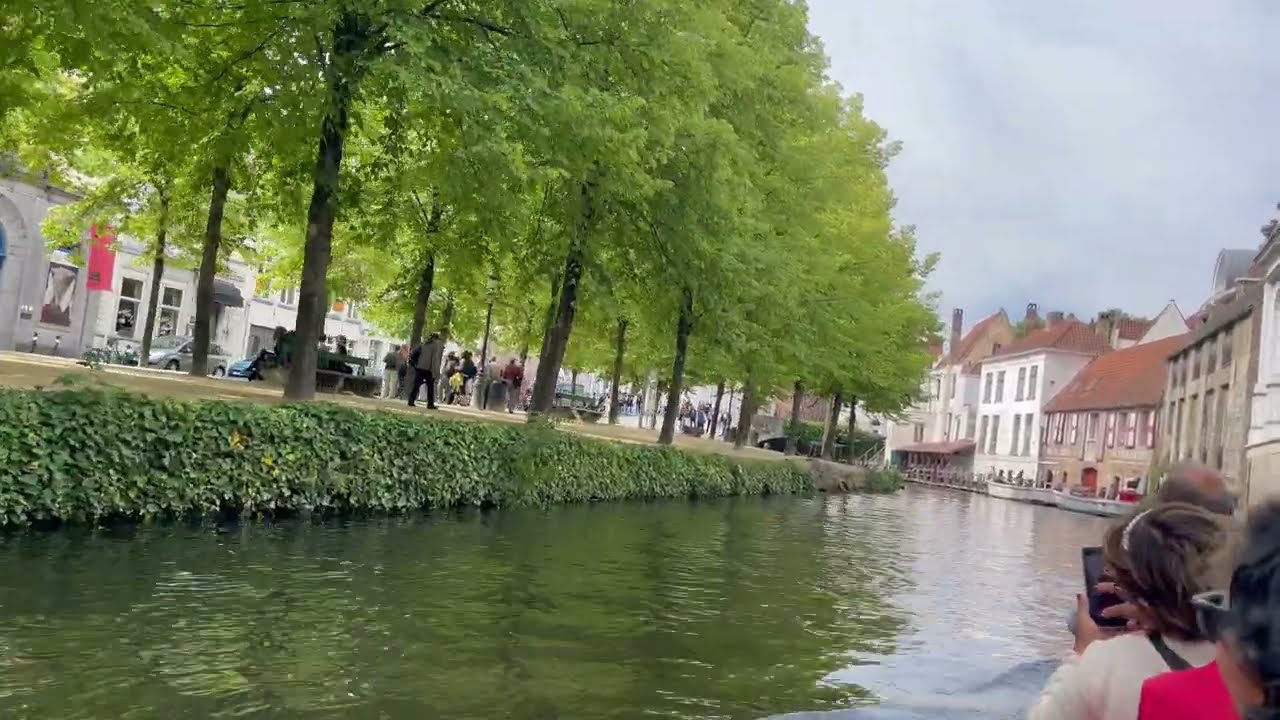 Bruges ,Belgium- Canal boat trip 