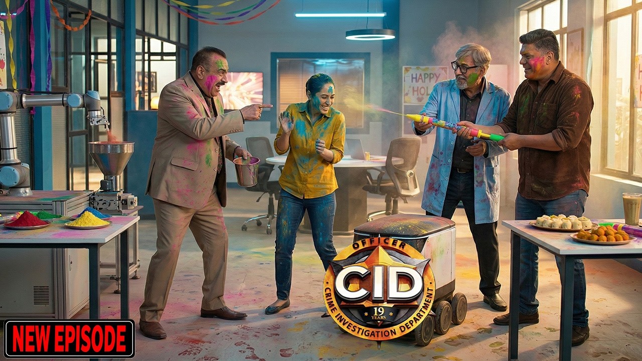 সিআইডি টিম অফিসের ভেতরে একে অপরের ওপর রঙ ছুঁড়তে শুরু করেছে  | CID | সিটি ই ডি | Latest Episode