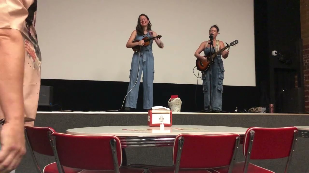 Hope Given and Jessica Murphy play Suds N Cinema