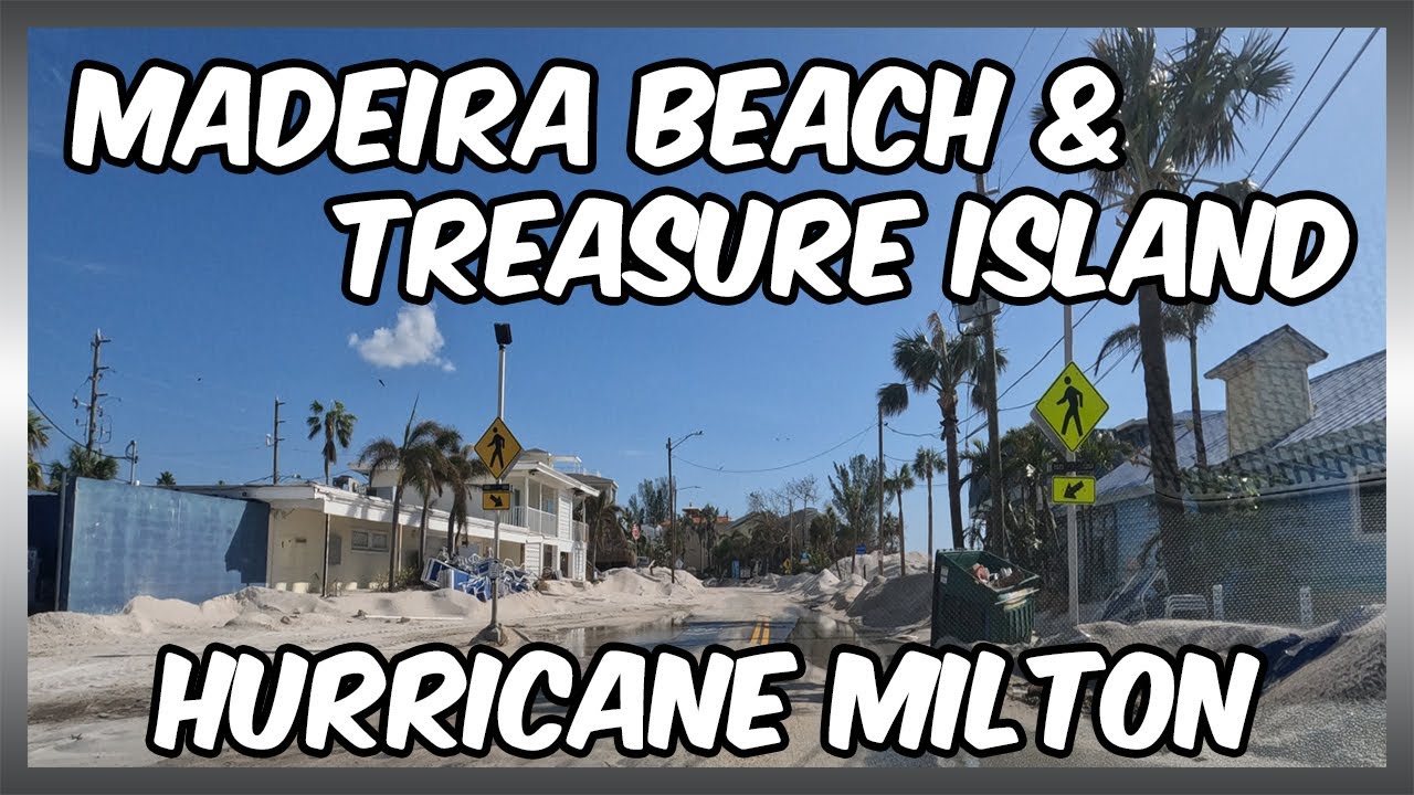 Driving Through Madeira Beach & Treasure Island After Hurricane Milton | Post-Storm Scenes