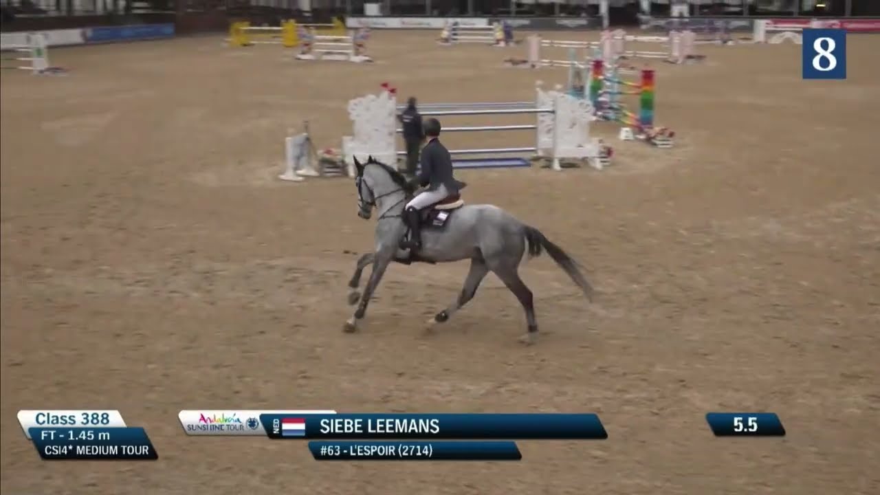 l'Espoir clear in the 4* 1.45m class during SST '25