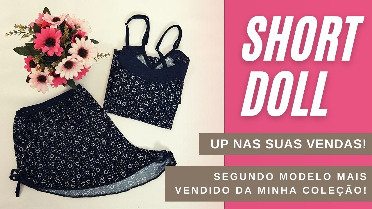 Pijama de Verão - Short Doll/Baby Doll