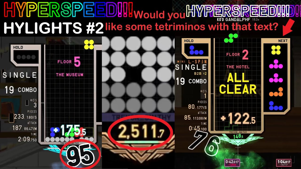 Hyperspeed Hylights 2 - Tetr.io Quick Play 2 - The Christmas Special